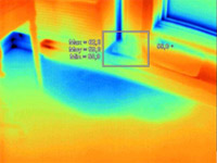 Thermographie infraouge - Infiltration eau